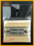 Strong Mind Body Individual Shoelace Tag Shoe Lace Tags