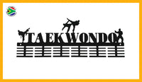 Taekwondo 48 Tier Medal Hanger Black Sports Medal Hangers