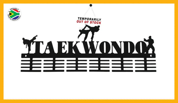 Taekwondo 48 Tier Medal Hanger Black Sports Medal Hangers