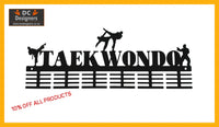 Taekwondo 48 Tier Medal Hanger Black Sports Medal Hangers