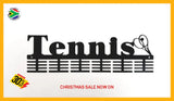 Tennis 48 Tier Medal Hanger Black Sports Medal Hangers