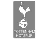 Tottenham Hotspur Football Club Mounted Wall Art Design 70Cm X 40Cm Medium / Stainless Steel Brush