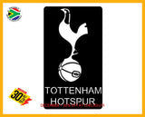 Tottenham Hotspur Football Club Mounted Wall Art Design 70Cm X 40Cm Medium / Black