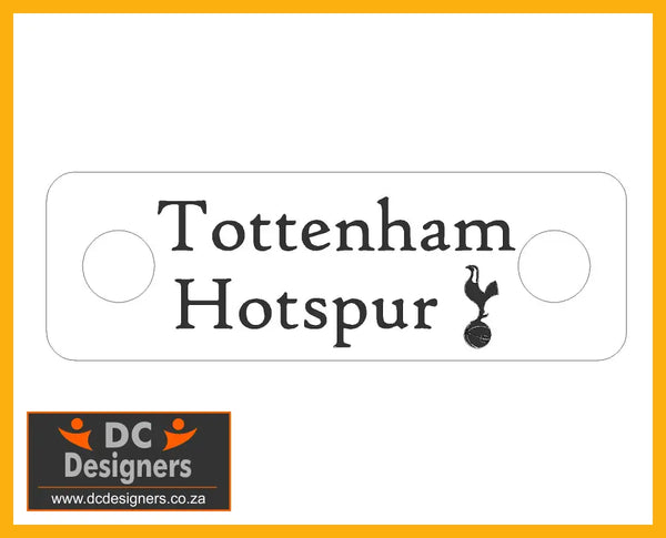 Tottenham Hotspur Individual Shoelace Tag Shoe Lace Tags