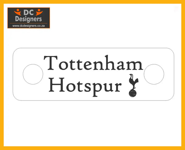 Tottenham Hotspur Individual Shoelace Tag Shoe Lace Tags