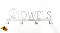 Towels Deckchair 4 Hook Towel Hanger Home Décor