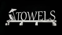 Towels Deckchair 4 Hook Towel Hanger Home Décor