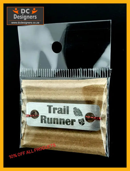 Trail Runner Individual Shoelace Tag Shoe Lace Tags