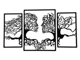 Tree Of Life Kissing Couple Wall Art