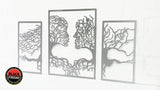 Tree Of Life Kissing Couple Wall Art