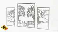 Tree Of Life Kissing Couple Wall Art