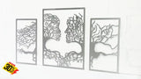 Tree Of Life Kissing Couple Wall Art