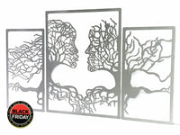 Tree Of Life Kissing Couple Wall Art