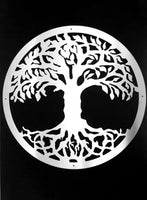 Tree Of Life Wall Art Stainless Steel Brush Finish / 30Cm