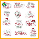 Trendspire Christmas Sticker Words - Vinyl Stickers