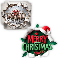 Trendspire Santa’s Reindeer Christmas Stickers - Set Of 2