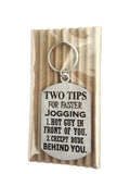 Two Tips For Faster Jogging Lady Design Single Sided Laser Engraved Key Ring-Bag Tag Key Rings