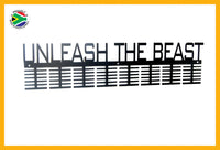 Unleash The Beast 96 Tier Medal Hanger Black Sports Medal Hangers