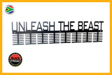 Unleash The Beast 96 Tier Medal Hanger Black Sports Medal Hangers