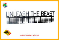 Unleash The Beast 96 Tier Medal Hanger Black Sports Medal Hangers