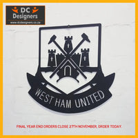 West Ham Football Club Mounted Wall Art Design