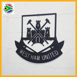 West Ham Football Club Mounted Wall Art Design