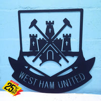 West Ham Football Club Mounted Wall Art Design