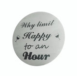 Wine Coasters Laser Etched In Stainless Steel Why Limit Happy To An Hour