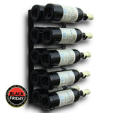 Wine Rack - 30 20 Or 10 Bottle Holder In Black Home Décor