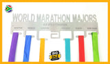 World Marathon Majors 7 Tier Medal Hanger Stainless Steel Brush Finish Sports Medal Hangers