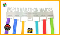 World Marathon Majors 7 Tier Medal Hanger Stainless Steel Brush Finish Sports Medal Hangers