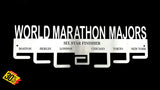 World Marathon Majors 7 Tier Medal Hanger Stainless Steel Brush Finish Sports Medal Hangers