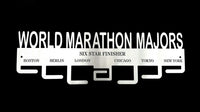 World Marathon Majors 7 Tier Medal Hanger Stainless Steel Brush Finish Sports Medal Hangers