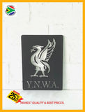 Y.n.w.a. Liverbird Mounted Wall Art Medium - Black