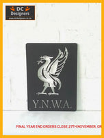 Y.n.w.a. Liverbird Mounted Wall Art Medium - Black