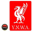 Y.n.w.a. Liverbird Mounted Wall Art Small - Red