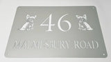 Yorkie Design House Sign Wall Art