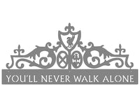 You’ll Never Walk Alone Gates Of Shankly Mounted Wall Art