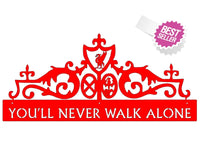 You’ll Never Walk Alone Gates Of Shankly Mounted Wall Art Large / Red