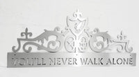 You’ll Never Walk Alone Gates Of Shankly Mounted Wall Art Medium / Stainless Steel Brush Finish